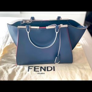 SOLD Fendi 3jours Large Dark Blue Bag